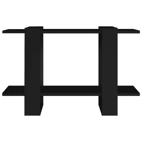  fekete könyvszekrény/térelválasztó 80 x 30 x 51 cm