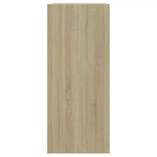  sonoma-tölgyszínű könyvszekrény/térelválasztó 40 x 30 x 72 cm