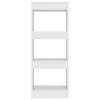  fehér szerelt fa könyvszekrény/térelválasztó 40 x 30 x 103 cm