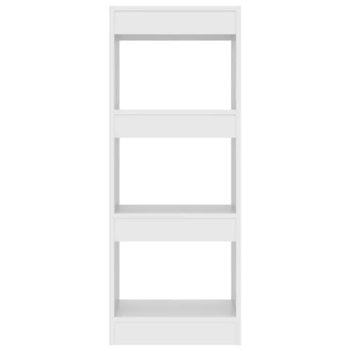  fehér szerelt fa könyvszekrény/térelválasztó 40 x 30 x 103 cm
