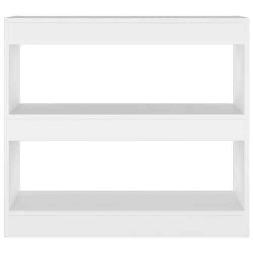  fehér térelválasztó könyvszekrény 80 x 30 x 72 cm