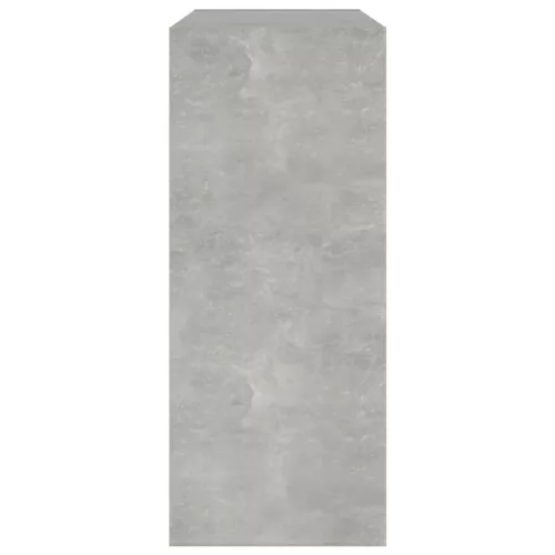  betonszürke térelválasztó könyvszekrény 80 x 30 x 72 cm