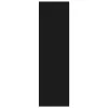  fekete szerelt fa könyvszekrény/térelválasztó 80 x 30 x 103 cm