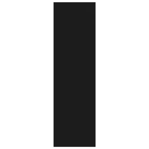  fekete szerelt fa könyvszekrény/térelválasztó 80 x 30 x 103 cm