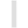  magasfényű fehér térelválasztó könyvszekrény 80x30x166 cm
