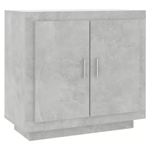  betonszürke szerelt fa tálalóasztal 80 x 40 x 75 cm