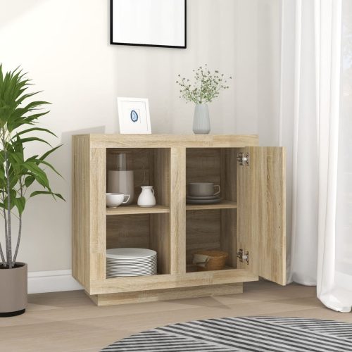  sonoma-tölgy színű tálalószekrény 80 x 40 x 75 cm