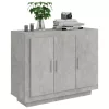  betonszürke szerelt fa tálalóasztal 92 x 35 x 75 cm