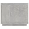  betonszürke szerelt fa tálalóasztal 92 x 35 x 75 cm