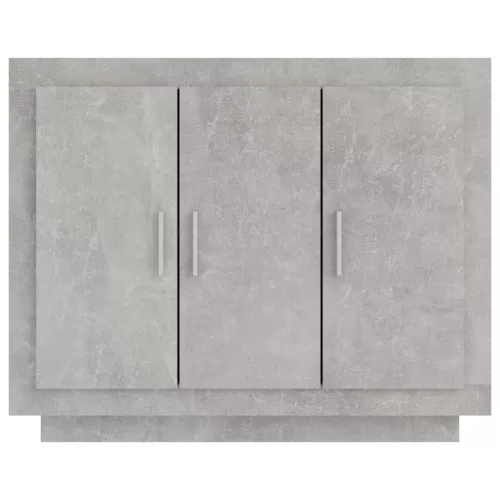  betonszürke szerelt fa tálalóasztal 92 x 35 x 75 cm