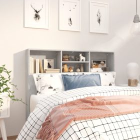  betonszürke áthidaló szekrény 120 x 19 x 103,5 cm