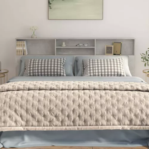  betonszürke áthidaló szekrény 200 x 19 x 103,5 cm