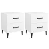  2 db fehér éjjeliszekrény 40 x 35 x 47,5 cm