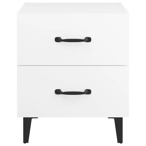  2 db fehér éjjeliszekrény 40 x 35 x 47,5 cm