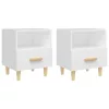  2 db fehér éjjeliszekrény 40 x 35 x 47 cm