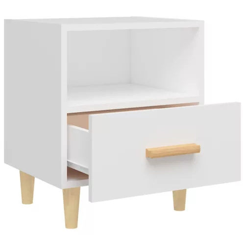  2 db fehér éjjeliszekrény 40 x 35 x 47 cm