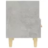  betonszürke éjjeliszekrény 40x35x47 cm