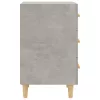  betonszürke szerelt fa éjjeliszekrény 40 x 40 x 66 cm