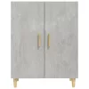  betonszürke szerelt fa tálalószekrény 70 x 34 x 90 cm
