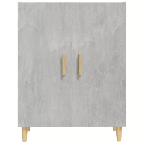 betonszürke szerelt fa tálalószekrény 70 x 34 x 90 cm