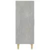  betonszürke szerelt fa tálalószekrény 70 x 34 x 90 cm