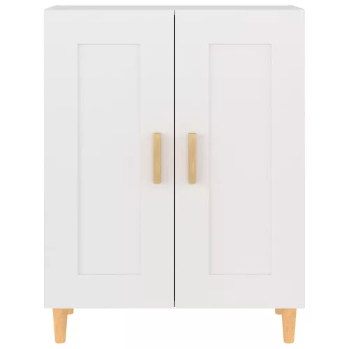  fehér szerelt fa tálalószekrény 69,5 x 34 x 90 cm