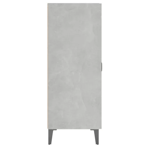  betonszürke szerelt fa tálalószekrény 69,5 x 34 x 90 cm