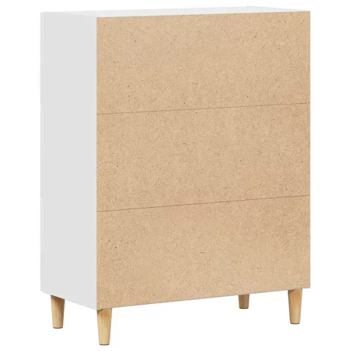  fehér szerelt fa tálalószekrény 69,5 x 34 x 90 cm