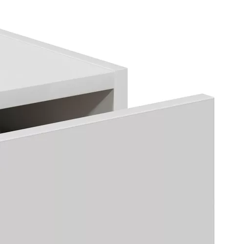  fehér szerelt fa tálalószekrény 69,5 x 34 x 90 cm