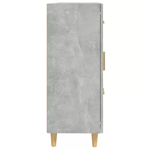  betonszürke szerelt fa tálalószekrény 69,5 x 34 x 90 cm