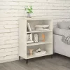  betonszürke szerelt fa tálalószekrény 69,5 x 32,5 x 90 cm