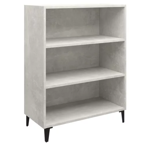  betonszürke szerelt fa tálalószekrény 69,5 x 32,5 x 90 cm