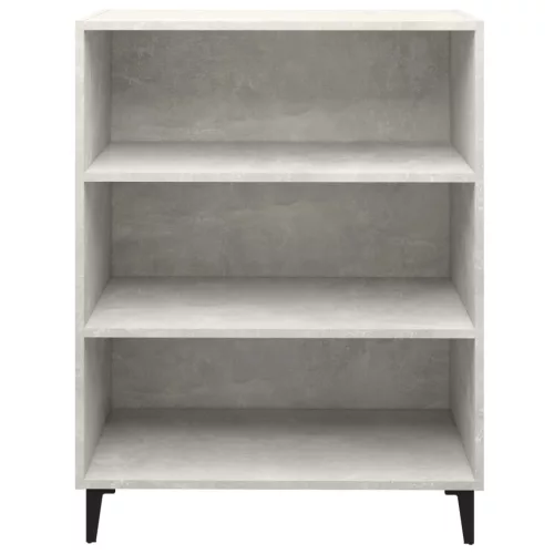 betonszürke szerelt fa tálalószekrény 69,5 x 32,5 x 90 cm