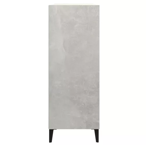  betonszürke szerelt fa tálalószekrény 69,5 x 32,5 x 90 cm