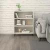  betonszürke szerelt fa tálalószekrény 69,5 x 32,5 x 90 cm