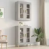  betonszürke függő faliszekrény 69,5 x 34 x 90 cm