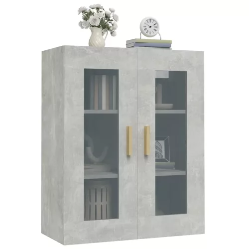  betonszürke függő faliszekrény 69,5 x 34 x 90 cm