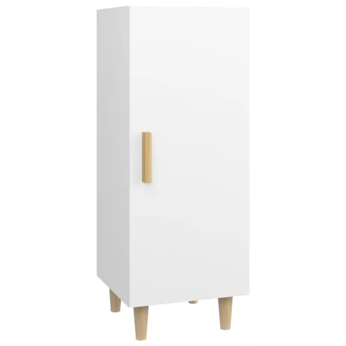  fehér szerelt fa tálalóasztal 34,5 x 34 x 90 cm