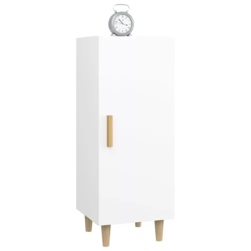  fehér szerelt fa tálalóasztal 34,5 x 34 x 90 cm