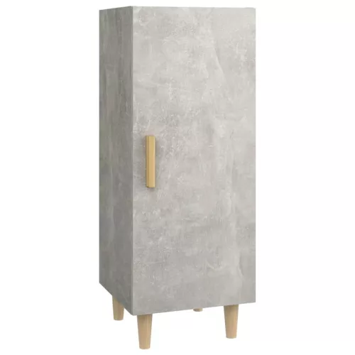  betonszürke szerelt fa tálalószekrény 34,5 x 34 x 90 cm