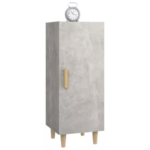  betonszürke szerelt fa tálalószekrény 34,5 x 34 x 90 cm