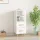  magasfényű fehér szerelt fa tálalószekrény 34,5 x 34 x 90 cm