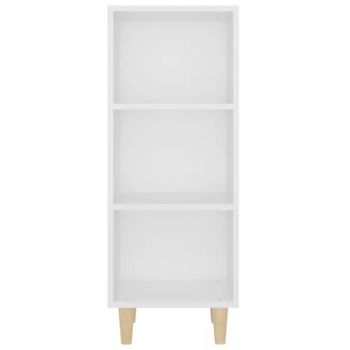  fehér szerelt fa tálalóasztal 34,5 x 32,5 x 90 cm