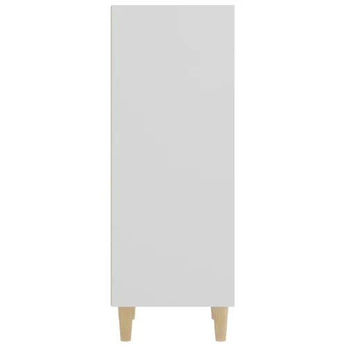  fehér szerelt fa tálalóasztal 34,5 x 32,5 x 90 cm