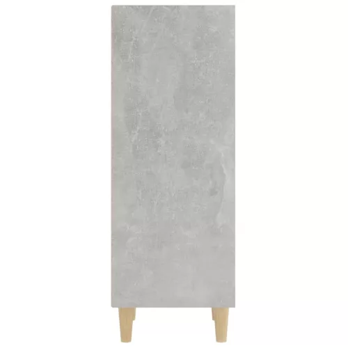  betonszürke szerelt fa tálalószekrény 34,5 x 32,5 x 90 cm
