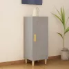  betonszürke szerelt fa tálalószekrény 34,5 x 34 x 90 cm
