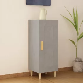  betonszürke szerelt fa tálalószekrény 34,5 x 34 x 90 cm