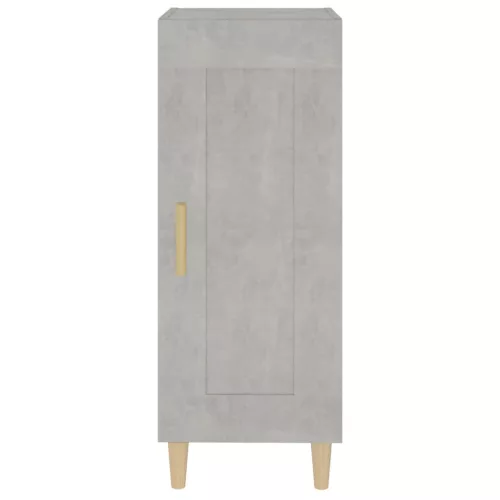  betonszürke szerelt fa tálalószekrény 34,5 x 34 x 90 cm