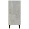  betonszürke szerelt fa tálalószekrény 90 x 34 x 80 cm