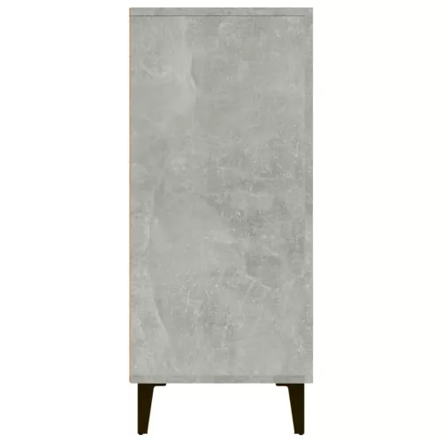  betonszürke szerelt fa tálalószekrény 90 x 34 x 80 cm